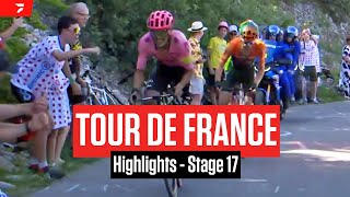 Tour de France 2024 Stage 17 Highlights [upl. by Rella634]