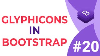 Glyphicons in Bootstrap  How to use Glyphicons in Bootstrap  Bootstrap Tutorial [upl. by Atekan]