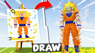 NOOB vs PRO DRAWING BUILD COMPETITION in Minecraft Episode 2 [upl. by Adnolohs]