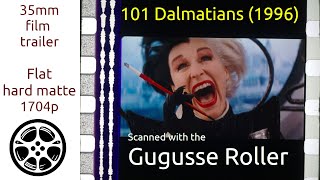 101 Dalmatians 1996 35mm film trailer flat hard matte 1704p [upl. by Thorma]