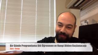 Bir Günde Programlama Dili Öğrenmek Hangi Dil Başlamak için iyidir [upl. by Corenda843]