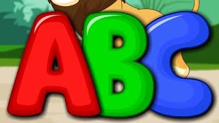 Kids Education Abcd AZ English Alphabets Toddlers Fun learn kids edu with nisha [upl. by Dumm]