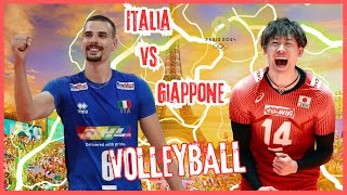 Italia vs Giappone  Volleyball ➤ Olympic Games  PARIS 2024 [upl. by Chee381]