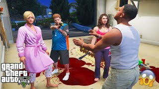 GTA 5  DONT Disturb Michaels Family During The SCARY Ritual secret [upl. by Alamak646]