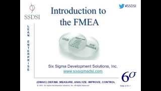 Introduction to the FMEA Webinar PreRecorded [upl. by Pohsib]