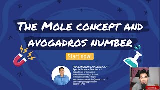 THE MOLE CONCEPT AND AVOGADROS NUMBER  CHEMISTRY 101 [upl. by Barboza]