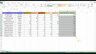 Tutorial Excel Nota Media y Nota Final quot Fórmula SI quot [upl. by Tlihcox]