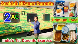 Sealdah Bikaner AC Duronto Express Journey 2nd AC with Tasty😋Food indianrailway ghoomoindiadilse [upl. by Yanad]