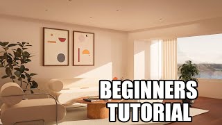 How to Make Simple Realistic Interior in Blender [upl. by Hoag25]