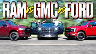 Ford vs GM vs Ram Who Builds the Best Pickup Truck [upl. by Sibley]