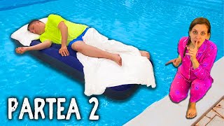 Partea 2 🌜😴 Toată NOAPTEA în PISCINĂ 🏊 [upl. by Xavier]