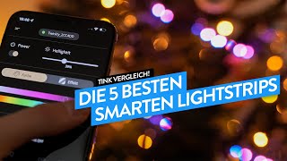 Vergleich Die besten Lightstrips Philips Hue Ledvance Eve Nanoleaf Twinkly tink Vergleicht [upl. by Wiley]