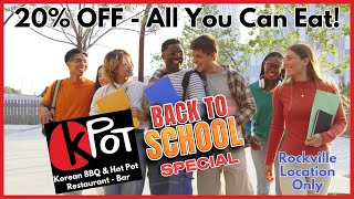 20 OFF All You Can Eat Kpot Korean BBQ amp Hot Pot koreanfood koreanhotpot bar KoreanBBQ [upl. by Gross]