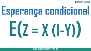 Esperança condicional  Estatística Indutiva  Questão resolvida [upl. by Arreic]