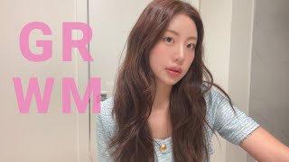 GRWM  겟레디윗미 이렇게 하는거 맞나요  매일 쓰는 찐템들로 해본  속쌍 데일리 메이크업  봄웜메이크업 [upl. by Annaicul292]