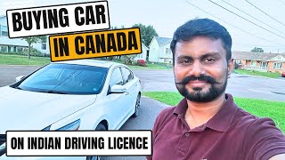 Buying Car in India on Indian License  How to Find Good Car in Canada [upl. by Primaveras]