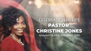 Celebration of Life  Pastor Christine Jones [upl. by Meli]