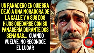 UN PANADERO EN QUIEBRA LE DIO SU PANADERÍA A UNA MUJER DE LA CALLE Y AL VOLVER NO LA RECONOCIÓ [upl. by Sathrum989]