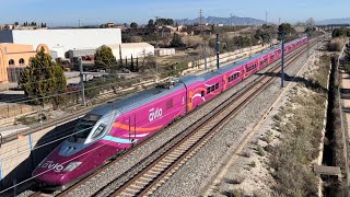 Renfe Avlo entre Barcelona Sants y Madrid Atocha pasando por La Granada [upl. by Haukom]