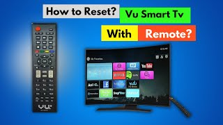 How to Reset Vu Smart Tv  How to reset vu android tv [upl. by Wauters]