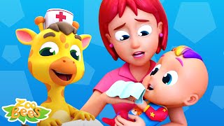 Sick Song Baby Get Well Nursery Rhymes and Cartoon Videos for Kids [upl. by Kwabena]