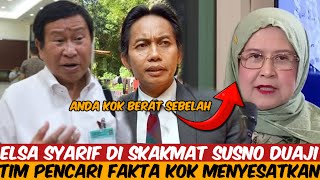 FULL DETIK DETIK ELSA SYARIF DI SKAKMAT SUSNO DUAJI DAN PENGACARA PEGI [upl. by Kassia]