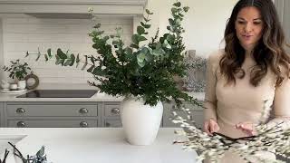 How to arrange Faux Winter Berry Arrangement [upl. by Ihana]