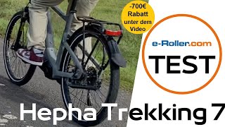 Hepha Trekking 7 im Test  Warum ist das Hepha bei uns E Bike Testsieger [upl. by Eidoc999]