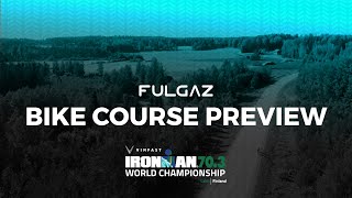 FulGaz Bike Course Preview  2023 VinFast IRONMAN 703 World Championship [upl. by Rezal]