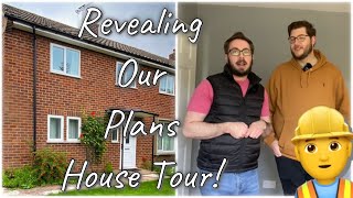 REVEALING PLANS FOR OUR 1940S RENOVATION HOME Walkthrough House Tour UK [upl. by Azriel]