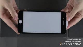 Installation de la Protection en Verre Trempé pour iPhone  RHINOSHIELD [upl. by Spiegleman384]