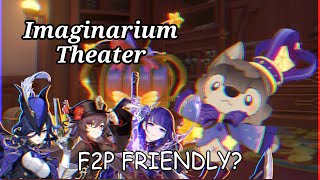 NEW ENDGAME MODE can my F2P account clear the Imaginarium Theater  Genshin Impact [upl. by Cichocki289]