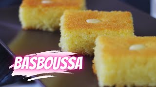 Basbousa  بـسـبـوسـة  Arabischer Grießkuchen [upl. by Correna]