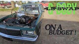 START TO FINISH LS SWAP  BUDGET GBODY SWAP [upl. by Fish]