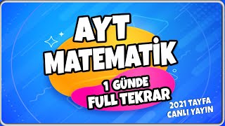 AYT MATEMATİK FULL TEKRAR  Konu Anlatım  345 AYT Matematik Soru Bankası [upl. by Ahsita773]