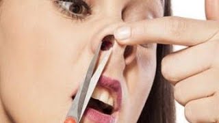 Nose Hair Cutting Video  How To Remove Nose Hairs  Artirathour [upl. by Laamak]