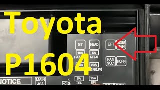 Causes Toyota quotDrive Start Control Malfunction Visit Your Dealerquot Error Message [upl. by Atnauq896]