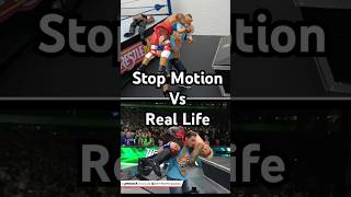 WWE Stop Motion vs Real Life Wrestlemania 40 [upl. by Romalda569]