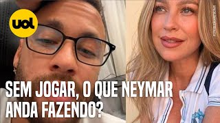 O QUE O NEYMAR FAZ ENQUANTO NÃO VOLTA A JOGAR REBATENDO LUANA PIOVANI FURANDO PNEUS CRUZEIRO [upl. by Oremar948]