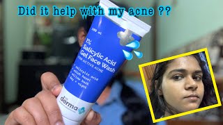 Derma co 1 salicylic acid facewash review  Amala Fernando [upl. by Ennylhsa]