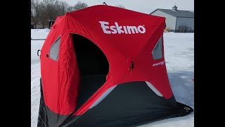 Review of Eskimo Fatfish 949 and Some Ice Fishging [upl. by Atekehs]