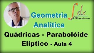 GRINGS  Quádricas  Parabolóide Elíptico  Aula 4 [upl. by Ossy30]