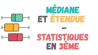 Médiane et étendue dune série statistique [upl. by Lotti]