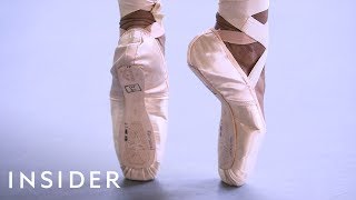 How Ballerinas Customize Their Pointe Shoes [upl. by Auroora]