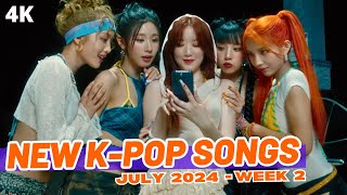 NEW KPOP SONGS  JULY 2024 WEEK 2 [upl. by Yrrac]