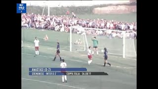 197778 Girone 5  4  Coppa Italia  04091977 CremoneseINTER 02 MuraroAnastasi Gol [upl. by Seroled]