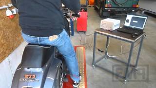 vespa quattrini M200 dyno run  prüfstand ONKEL MIKES GARAGE [upl. by Netloc]