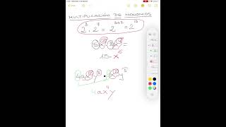 Multiplicación de monomios [upl. by Alios]