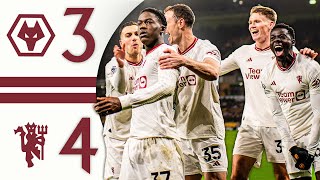 KOBBIE MAINOO TAKE A BOW 😮‍💨  Wolves 34 Man Utd  Highlights [upl. by Annie983]