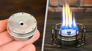 How To Make the Smallest MINI STOVE for UNDER 1  Perfect for Camping amp Survival [upl. by Oicam453]